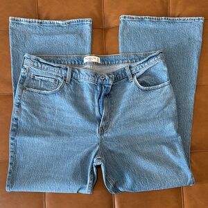 Abercrombie & Fitch Light Blue Flare Jeans